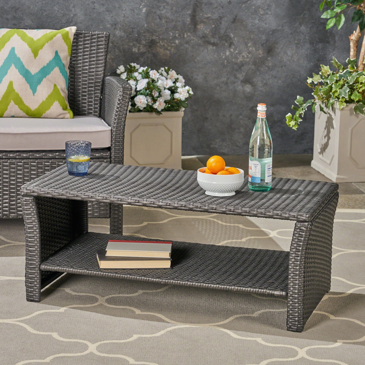 St Lucia Rattan Coffee Table