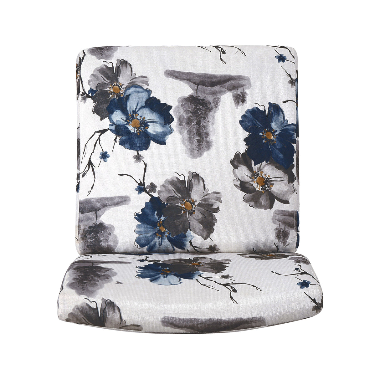 Floral Watercolor Armless Accent Chair