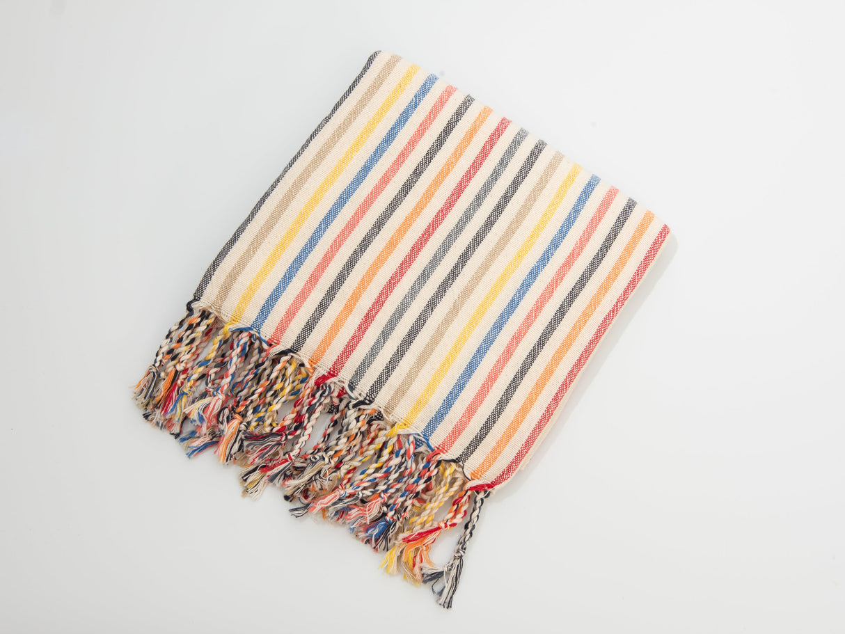 Rainbow Linen Towel