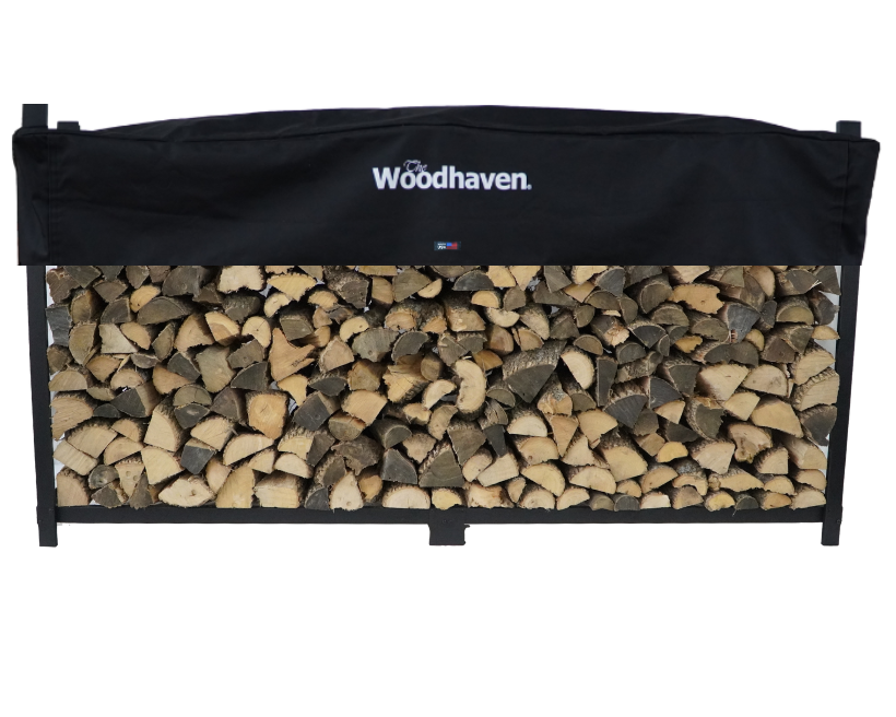 Standard Firewood Rack Seasoning Cover USA Made Woodhaven