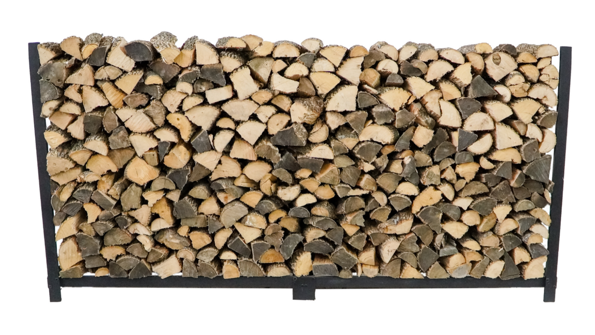 8 ft Steel Firewood Rack The Woodhaven