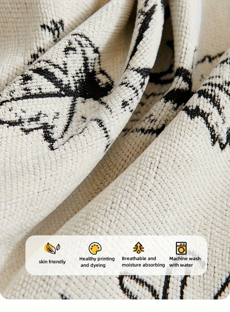 Soft & Cozy Chenille Reversible Sofa Cover Blanket