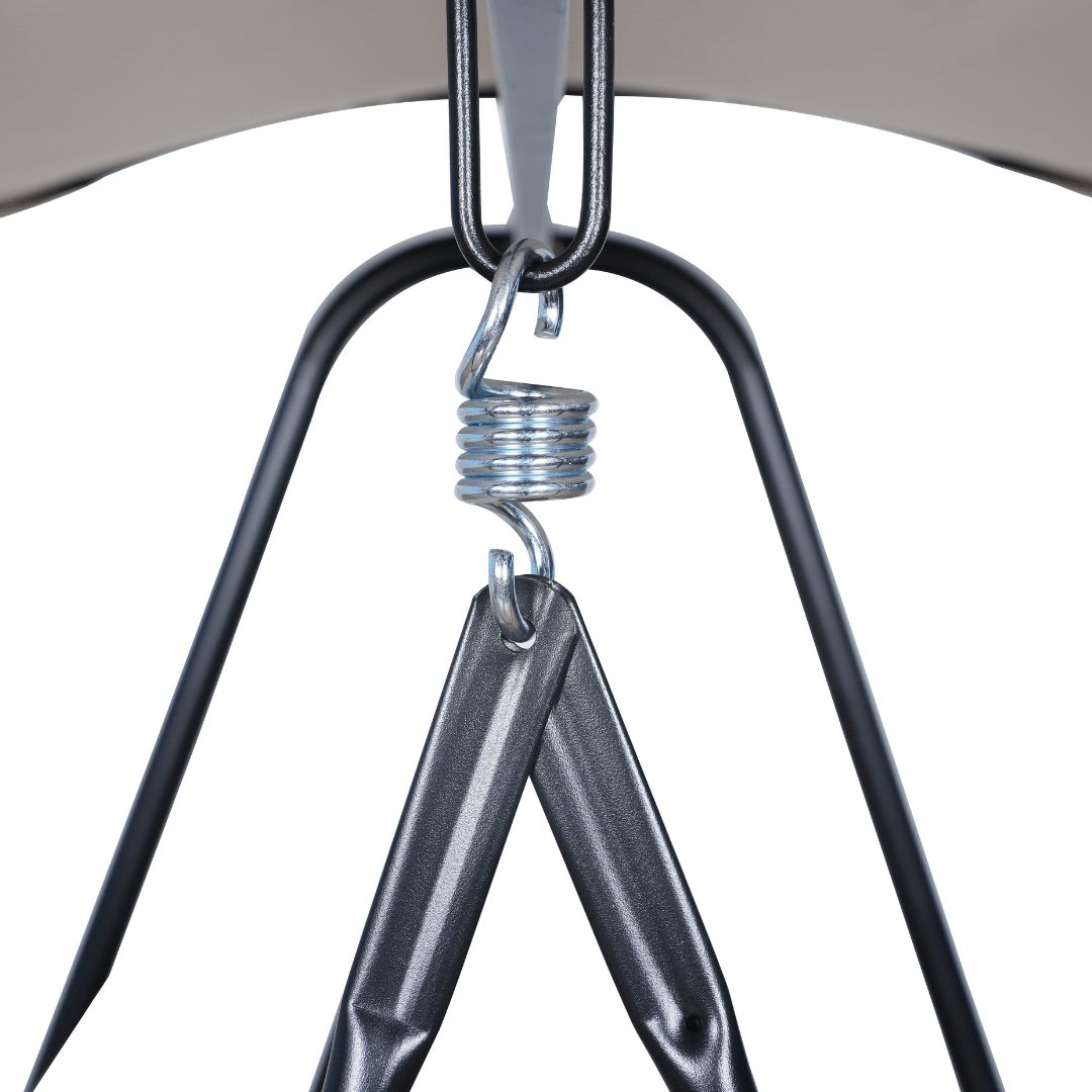 East Green Parker Patio Swing with Canopy Stand