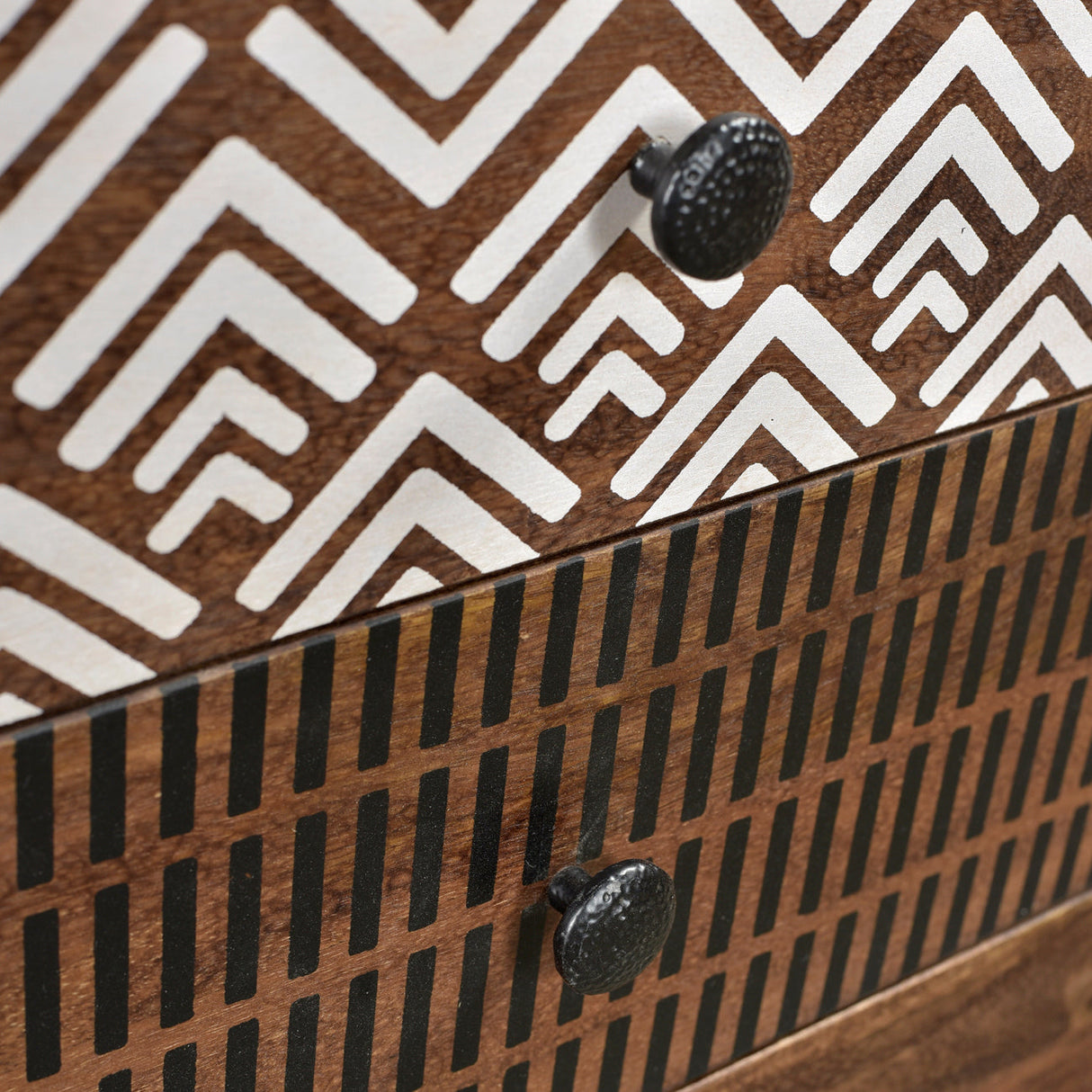 Olga Retro Side Table with Drawers