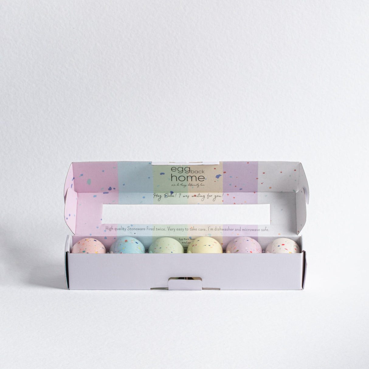 Set of 6 Ceramic Espresso Cups /Egg Cups