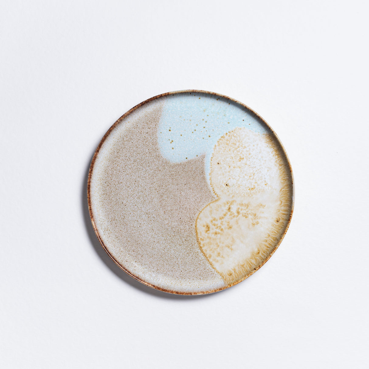 Stoneware Ceramic Dinnerware, Melting Ice Cream, Set of 12