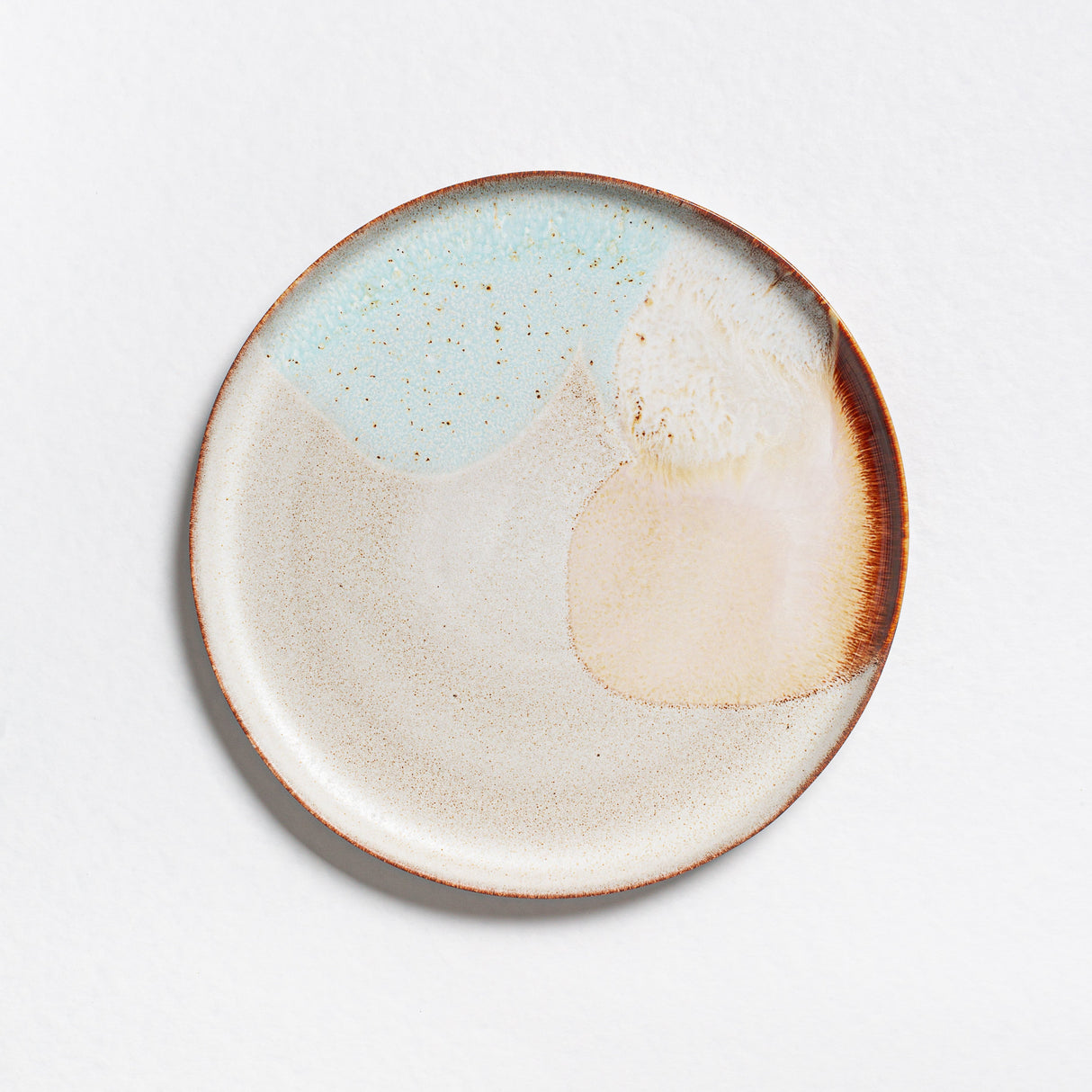 Stoneware Ceramic Dinnerware, Melting Ice Cream, Set of 12