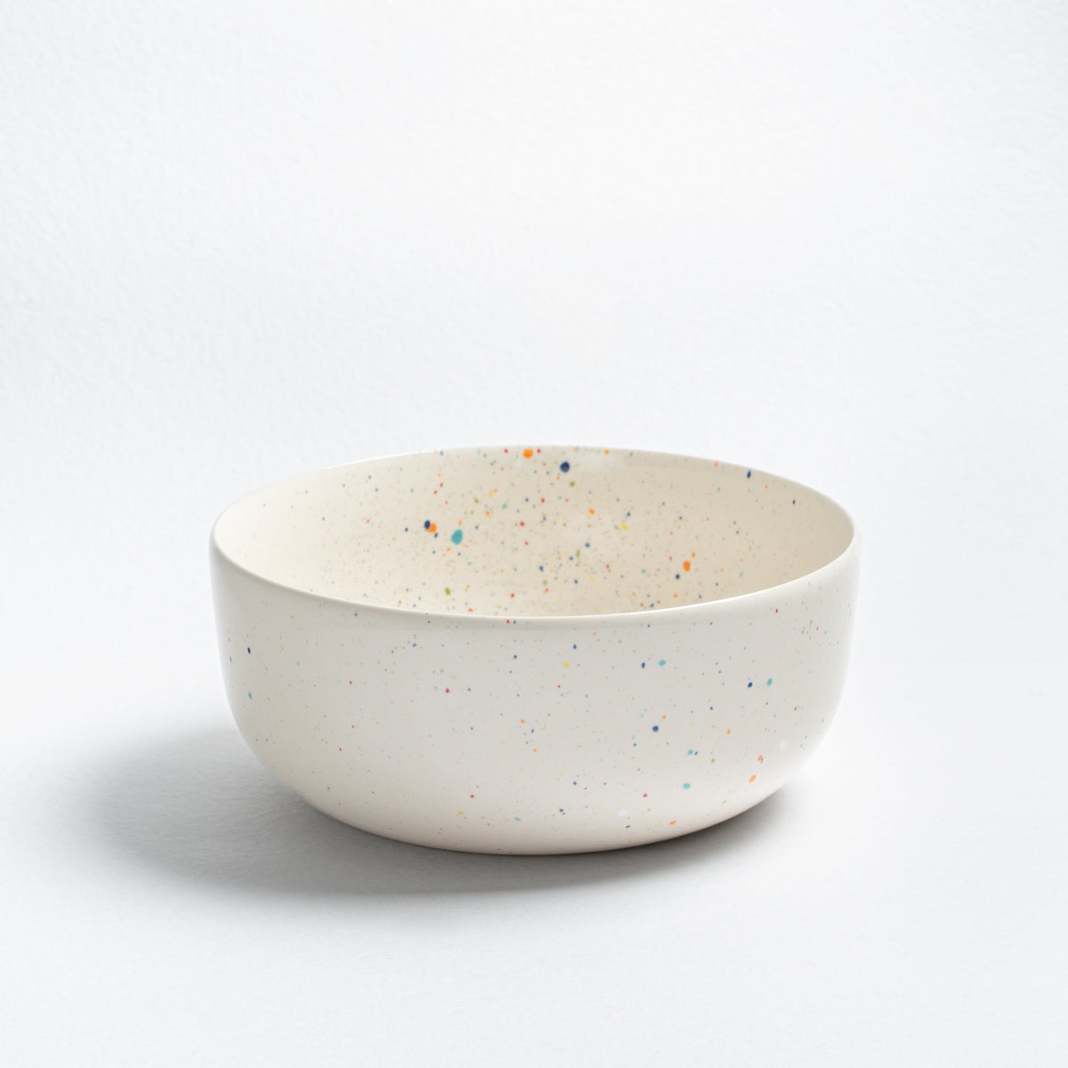 White Salad Bowl 10.2" stoneware ceramic — Party Collection