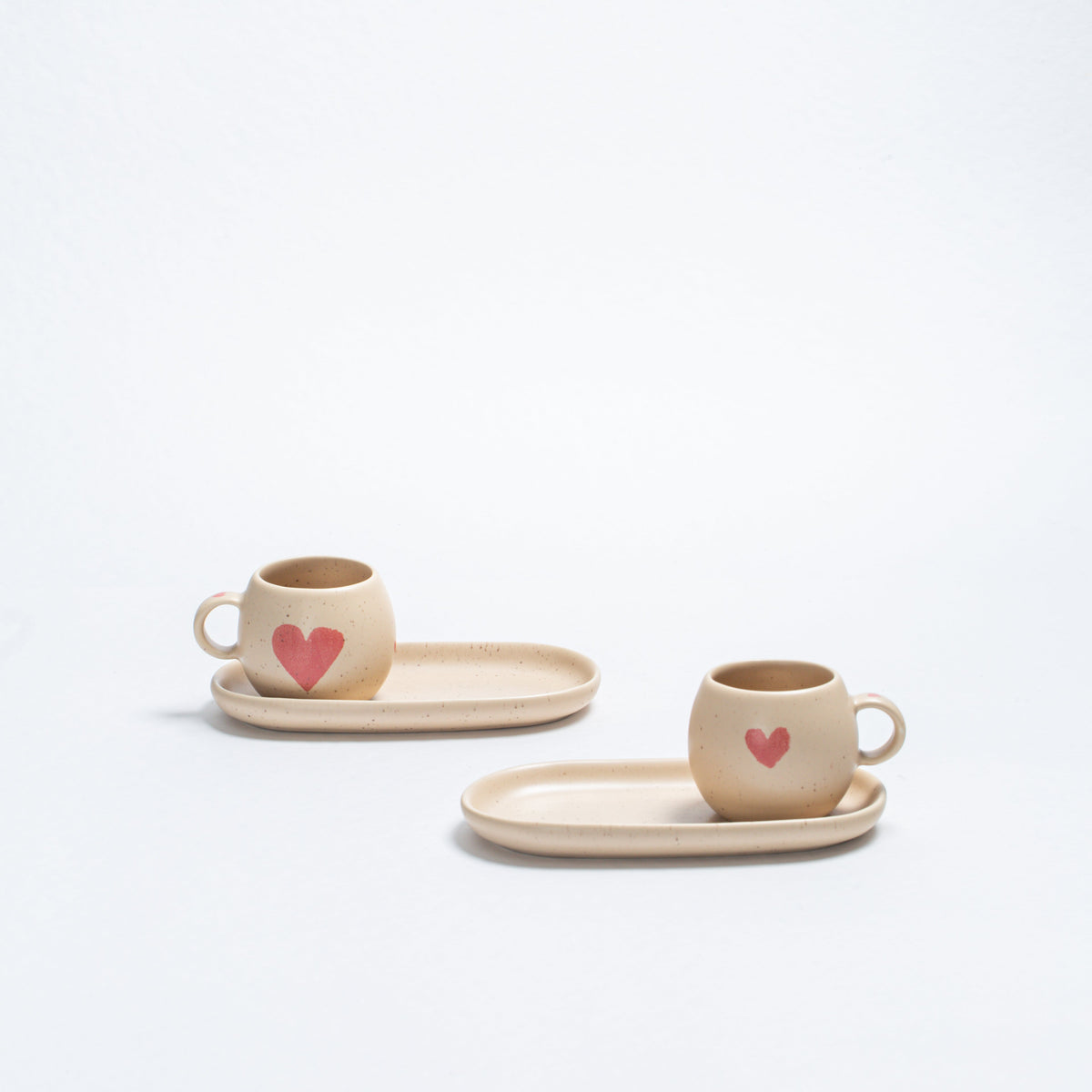 Hearts Stoneware ceramic Mug 17oz / 500ml — Limited Edition