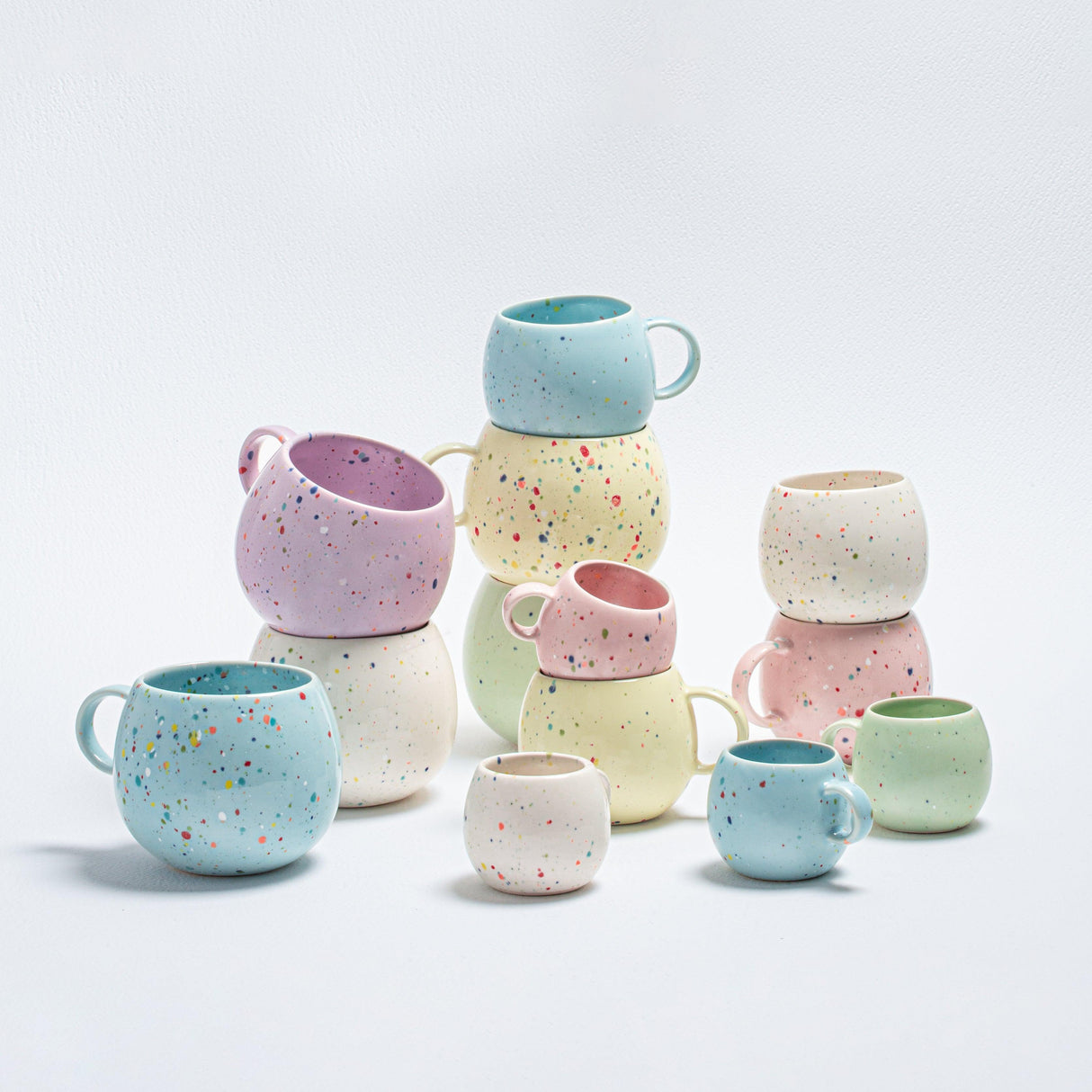 White Ball Mug 17oz / 500ml stoneware ceramic — Party Collection