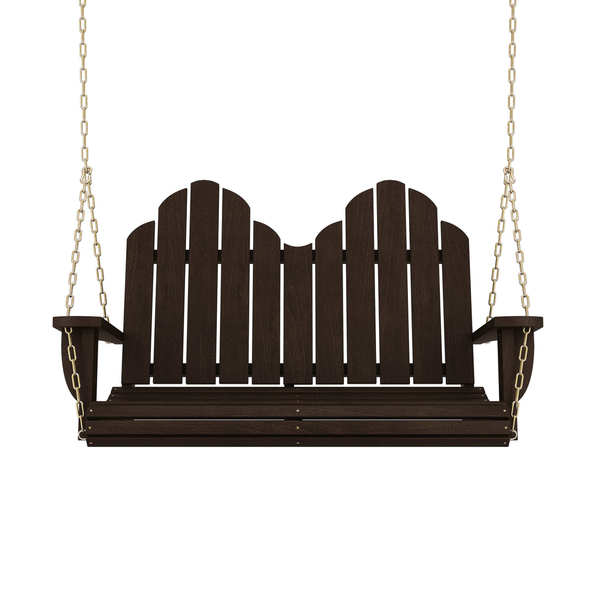Amish Casual Heavy Duty Black Adirondack Porch Swing