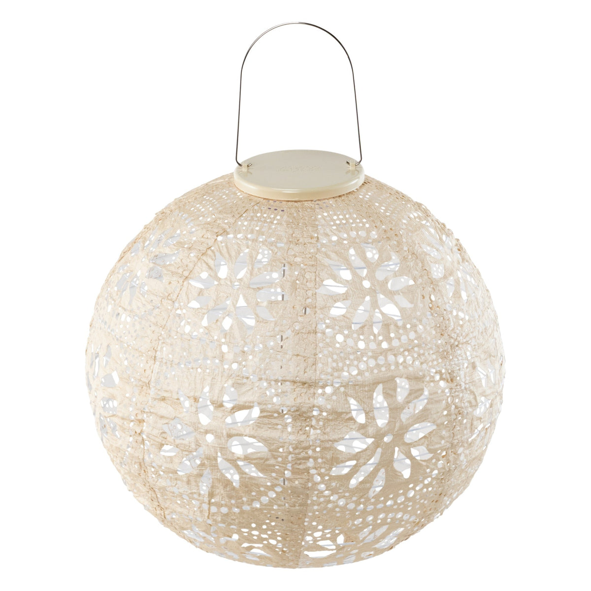 Stella Luxe Globe Boho Pearl 12" LED Lantern (Battery Powered)