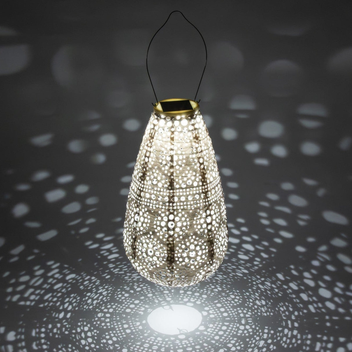 Soji Stella - Teardrop Blossom - 14" Solar Lantern