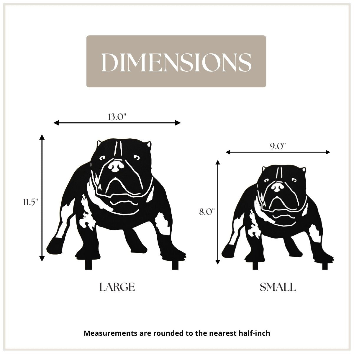 American Bully Garden Stake