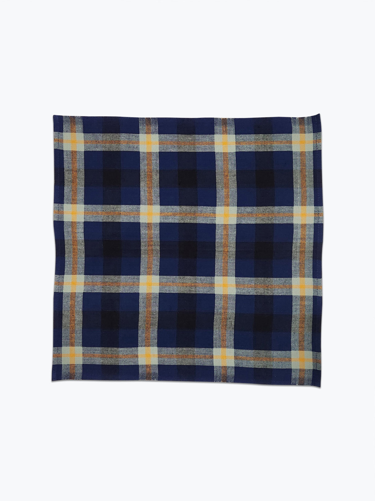 Charleston Plaid Napkin Pair - Azurite