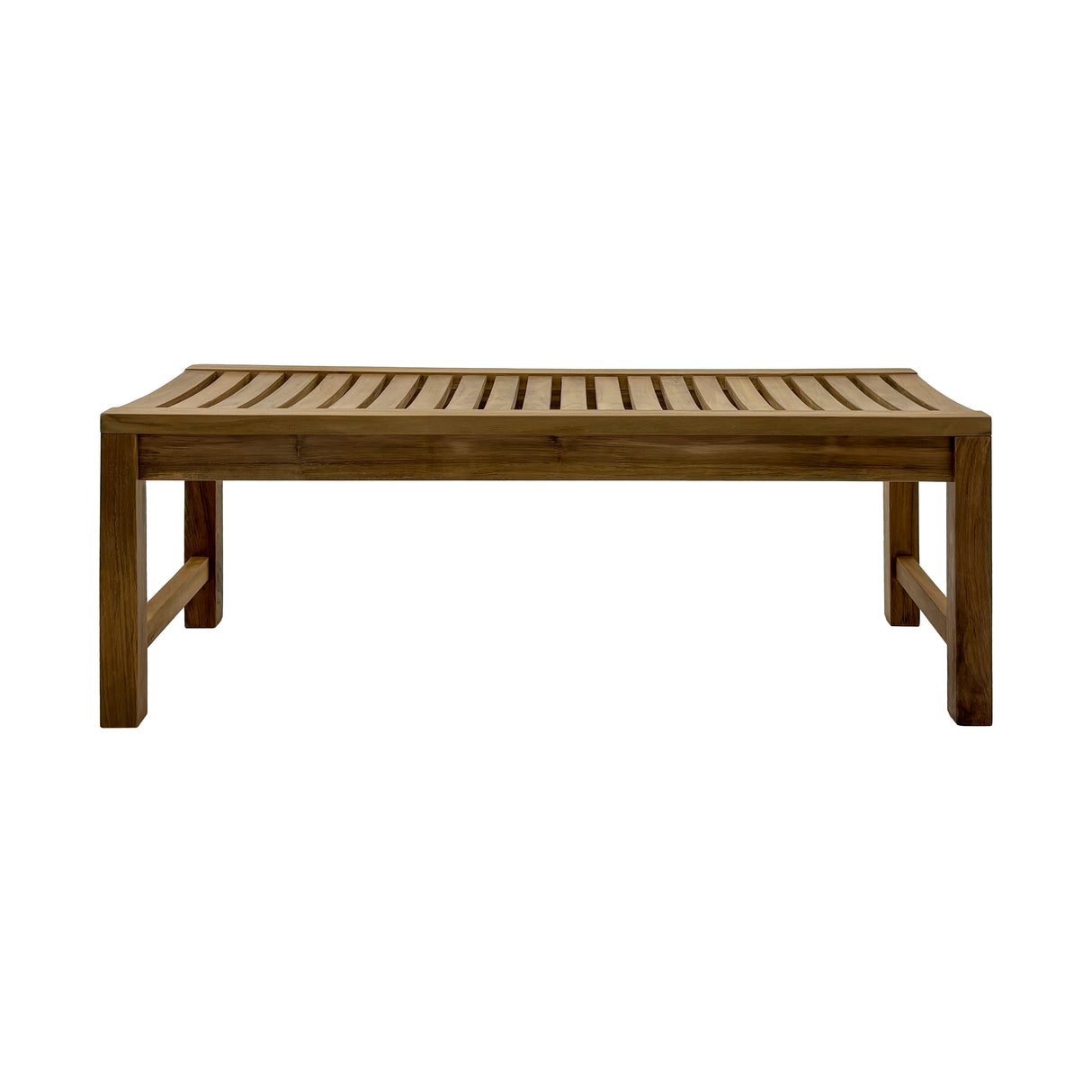 Naples Natural Teak Spa Seating Bench - 47"