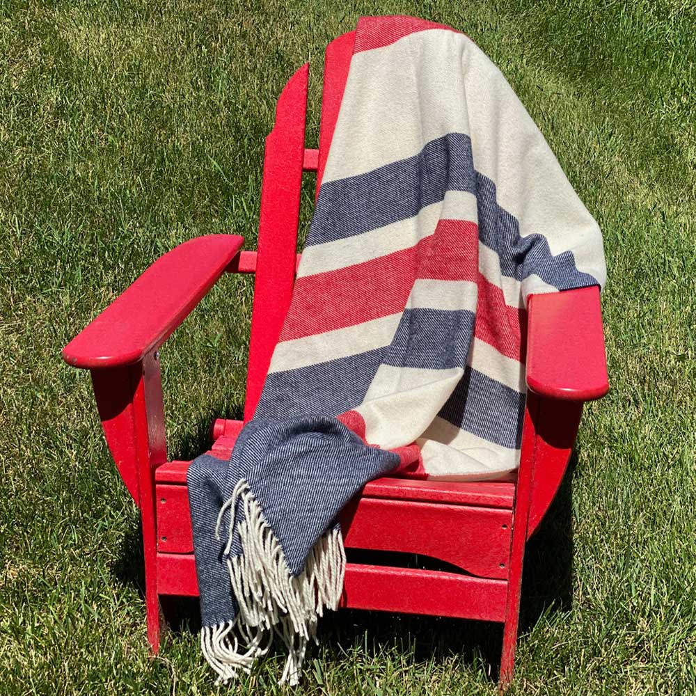 Peace Freedom Lambswool Blanket, 48” x 72”