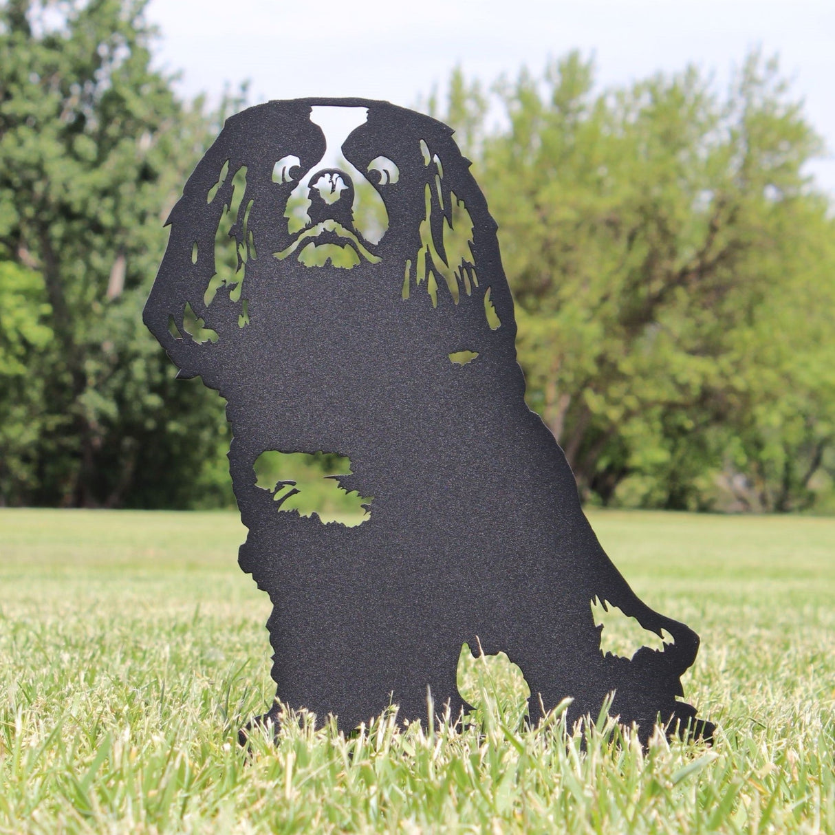 Cavalier King Charles Spaniel Garden Stake