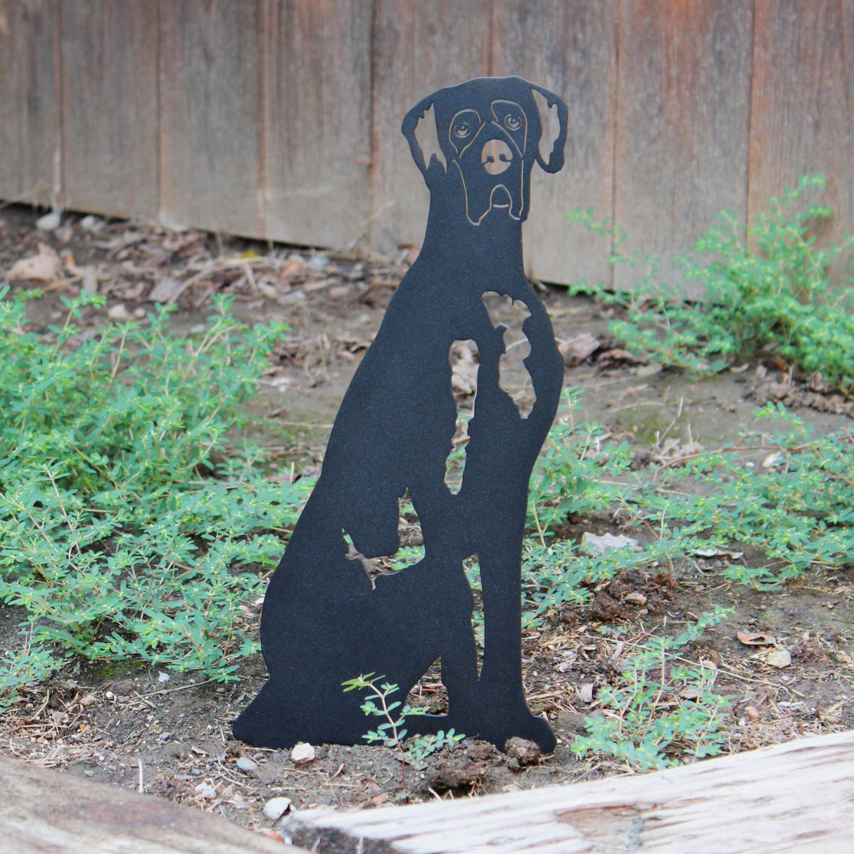 Great Dane Garden Stake