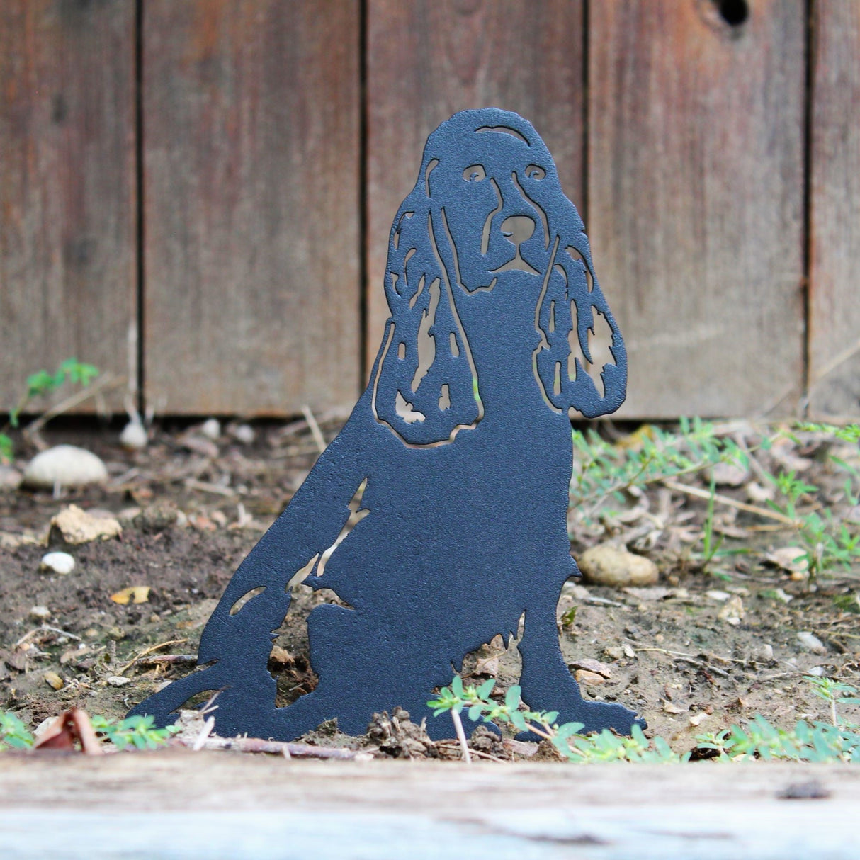 Cocker Spaniel Garden Stake