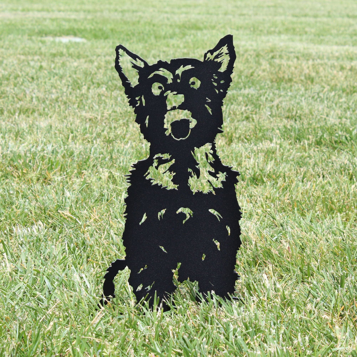 Yorkshire Terrier Garden Stake