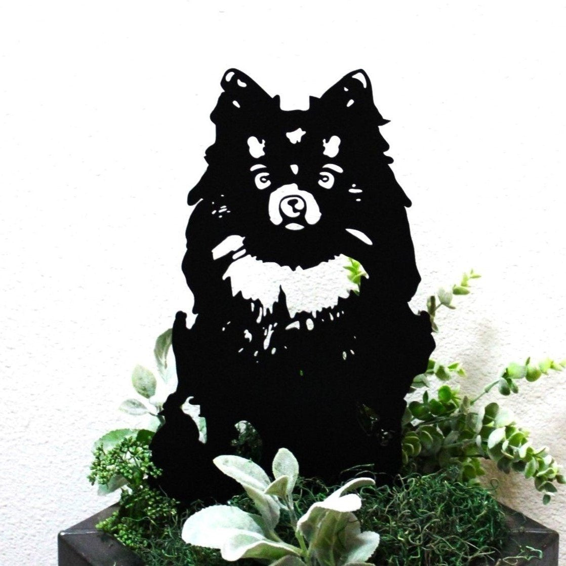 Pomeranian Garden Stake