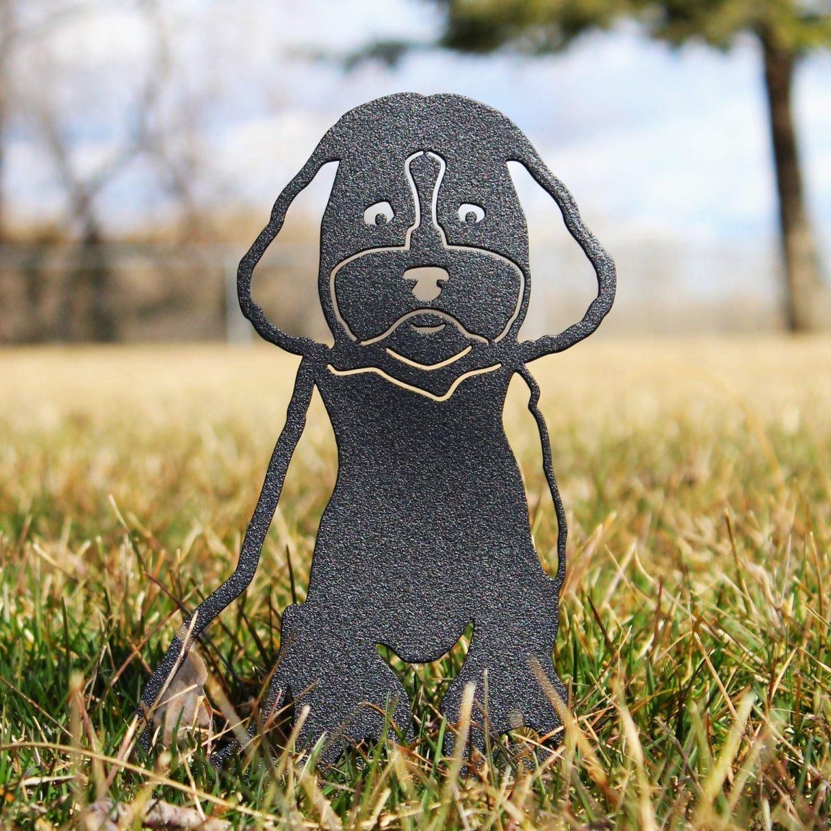 Maltipoo Garden Stake
