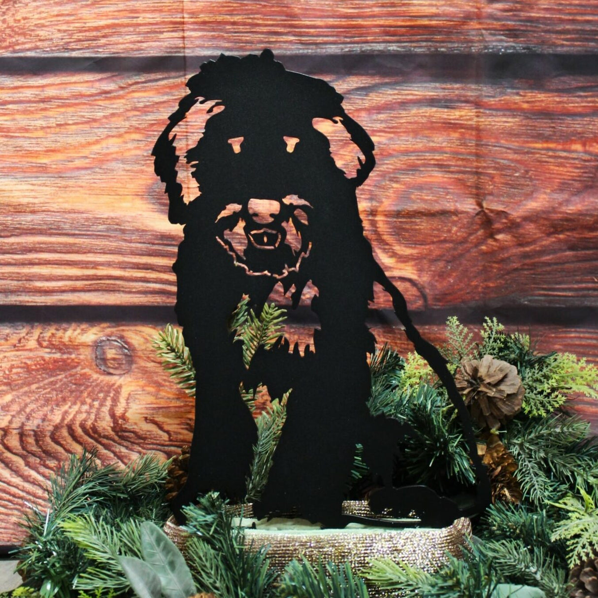 Old English Sheepdog Garden Stake