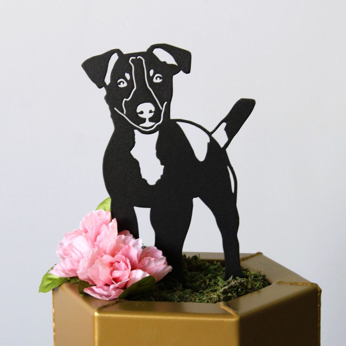 Jack Russell Terrier Garden Stake