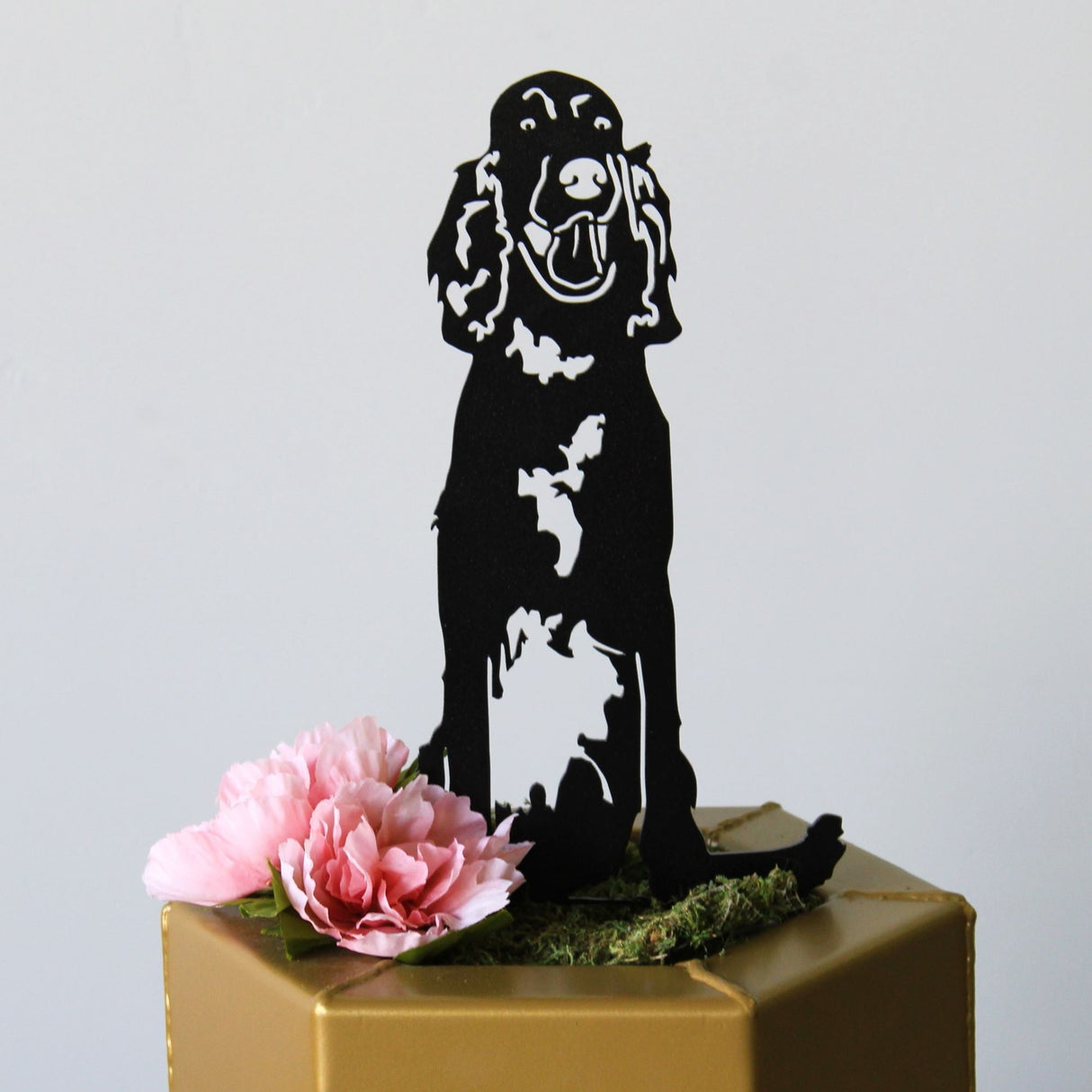 English Setter Garden Stake