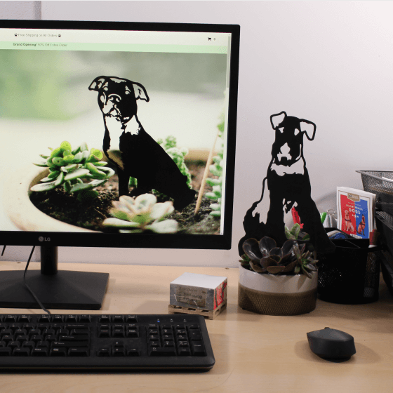 Airedale Terrier Garden Stake