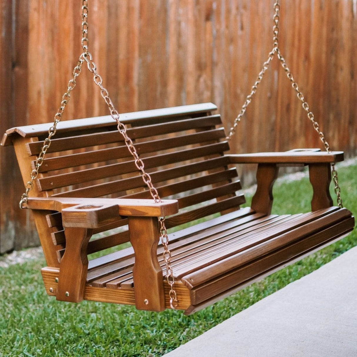 Amish Casual Roll Back Porch Swing