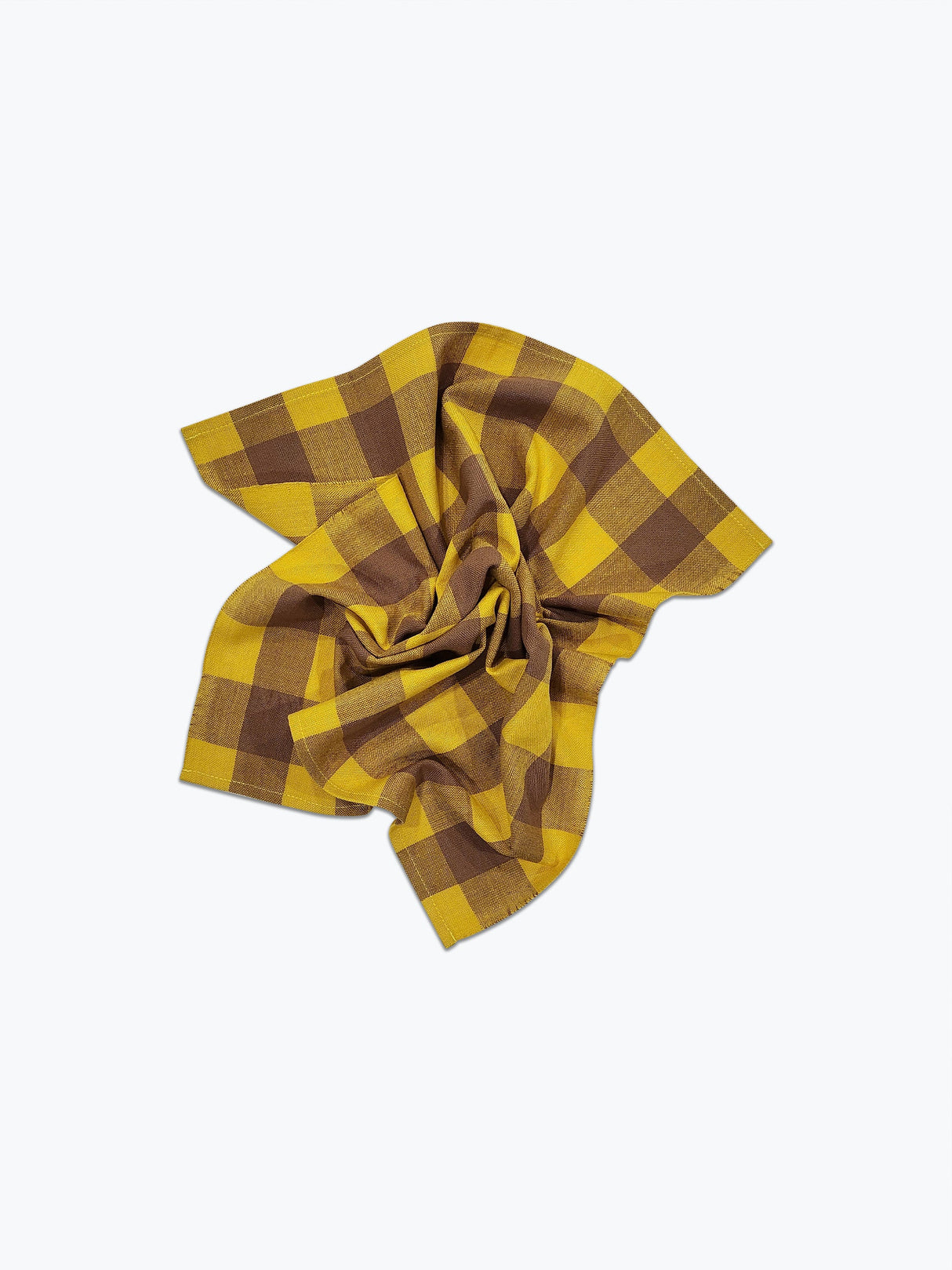 Big Gingham Napkin Pair - Citrine
