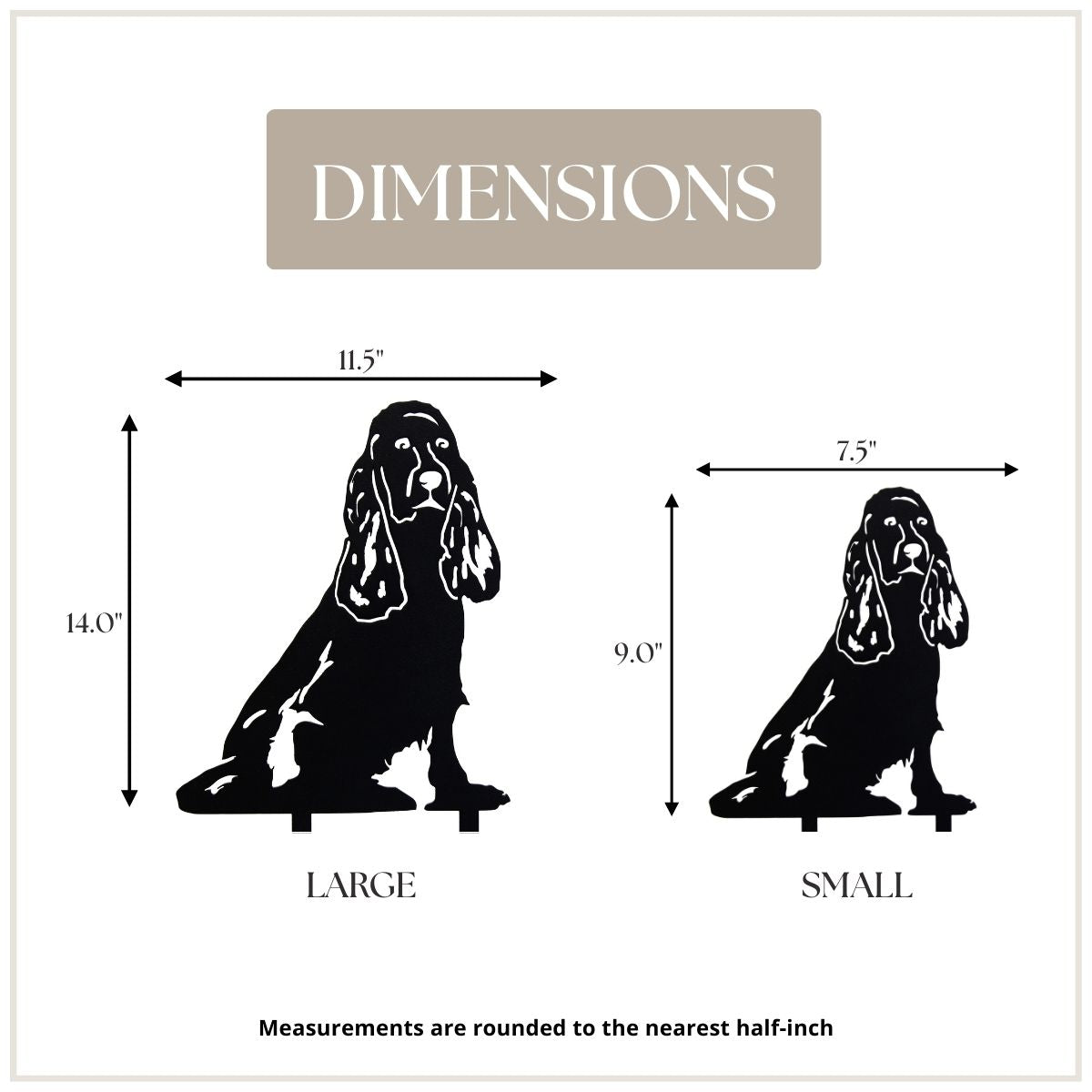 Cocker Spaniel Garden Stake