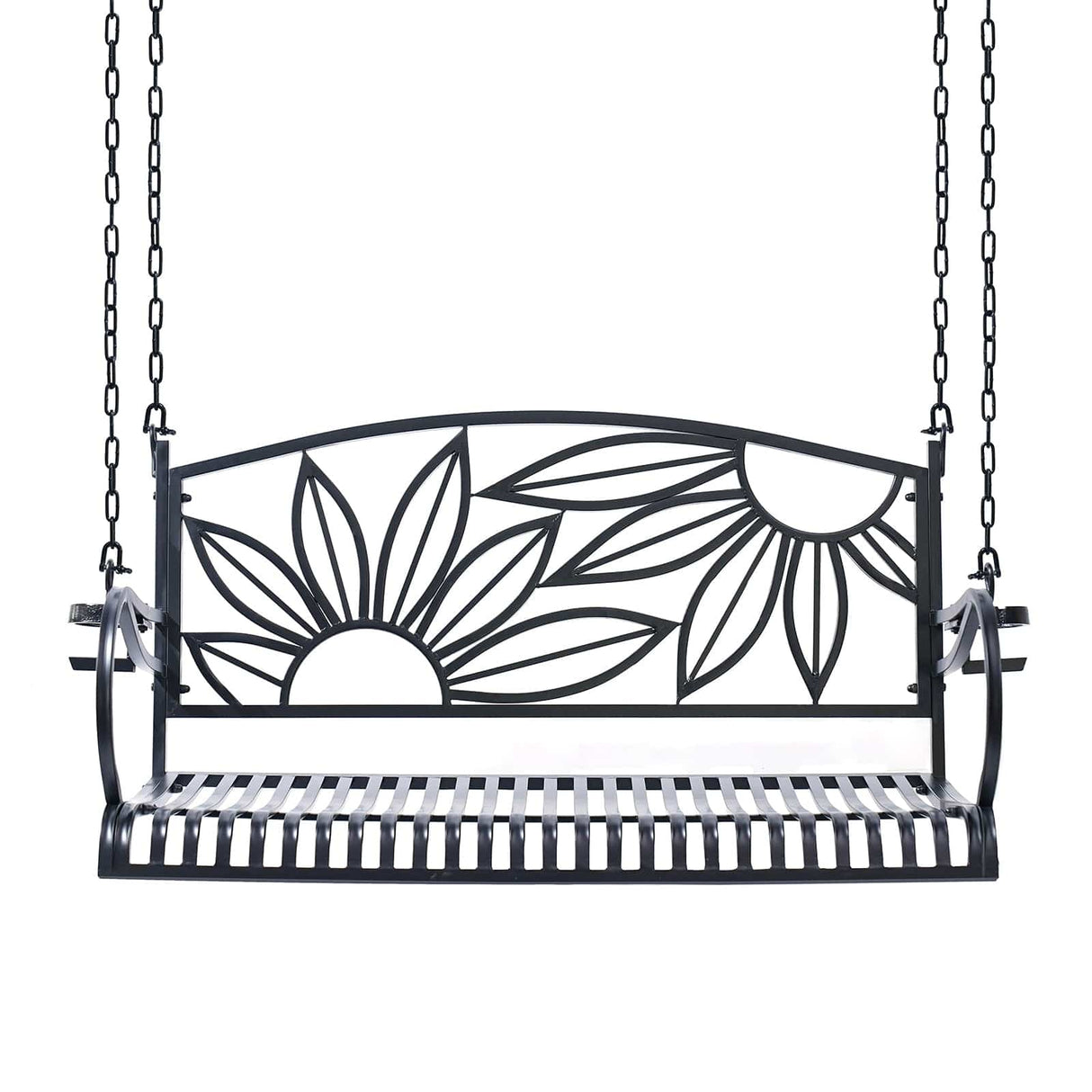 Live Casual Heavy Duty Mariposa Metal Porch Swing