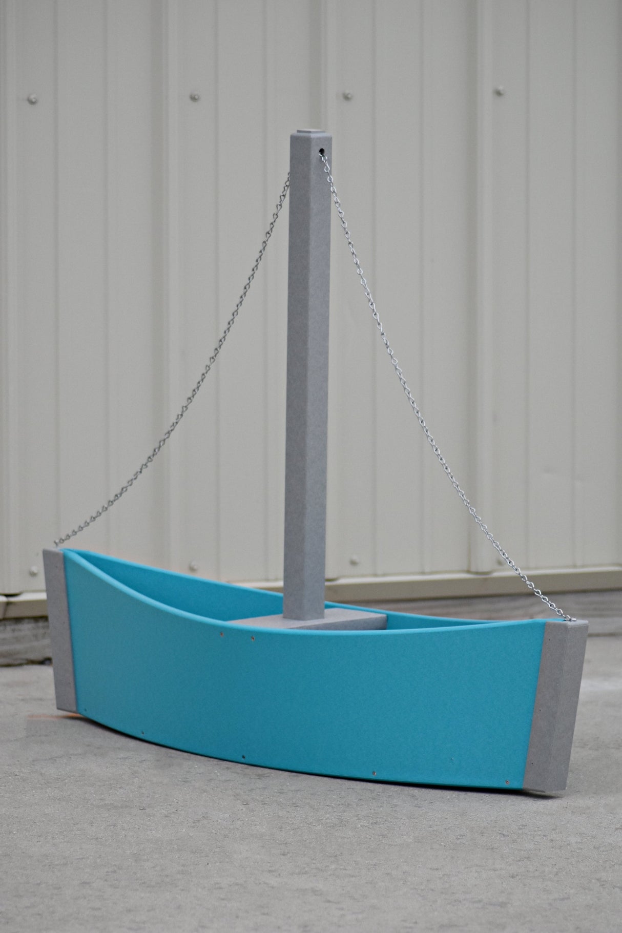 3 foot Decorative Sailboat Flower Pot, (Flower Planter)