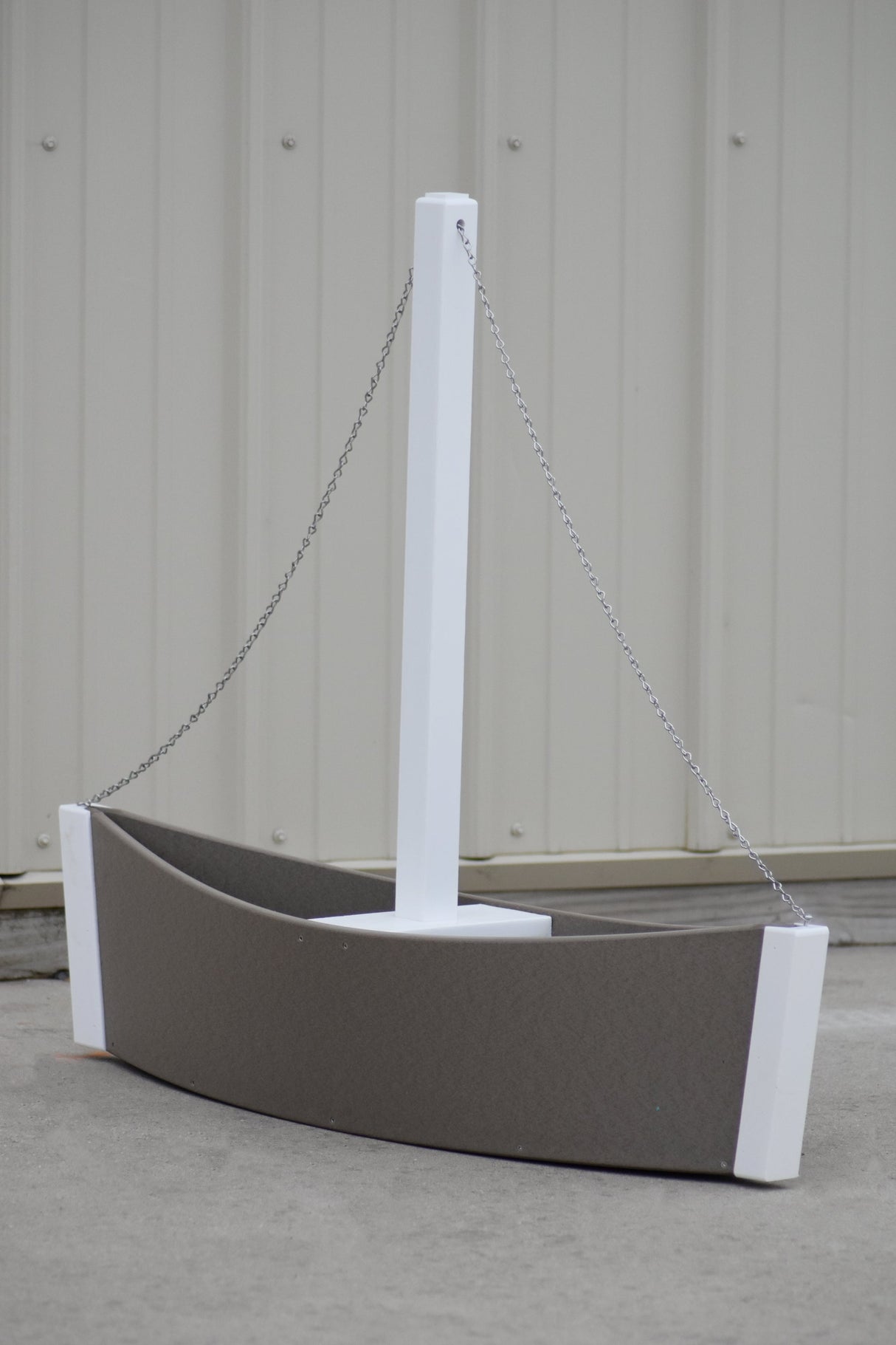 3 foot Decorative Sailboat Flower Pot, (Flower Planter)