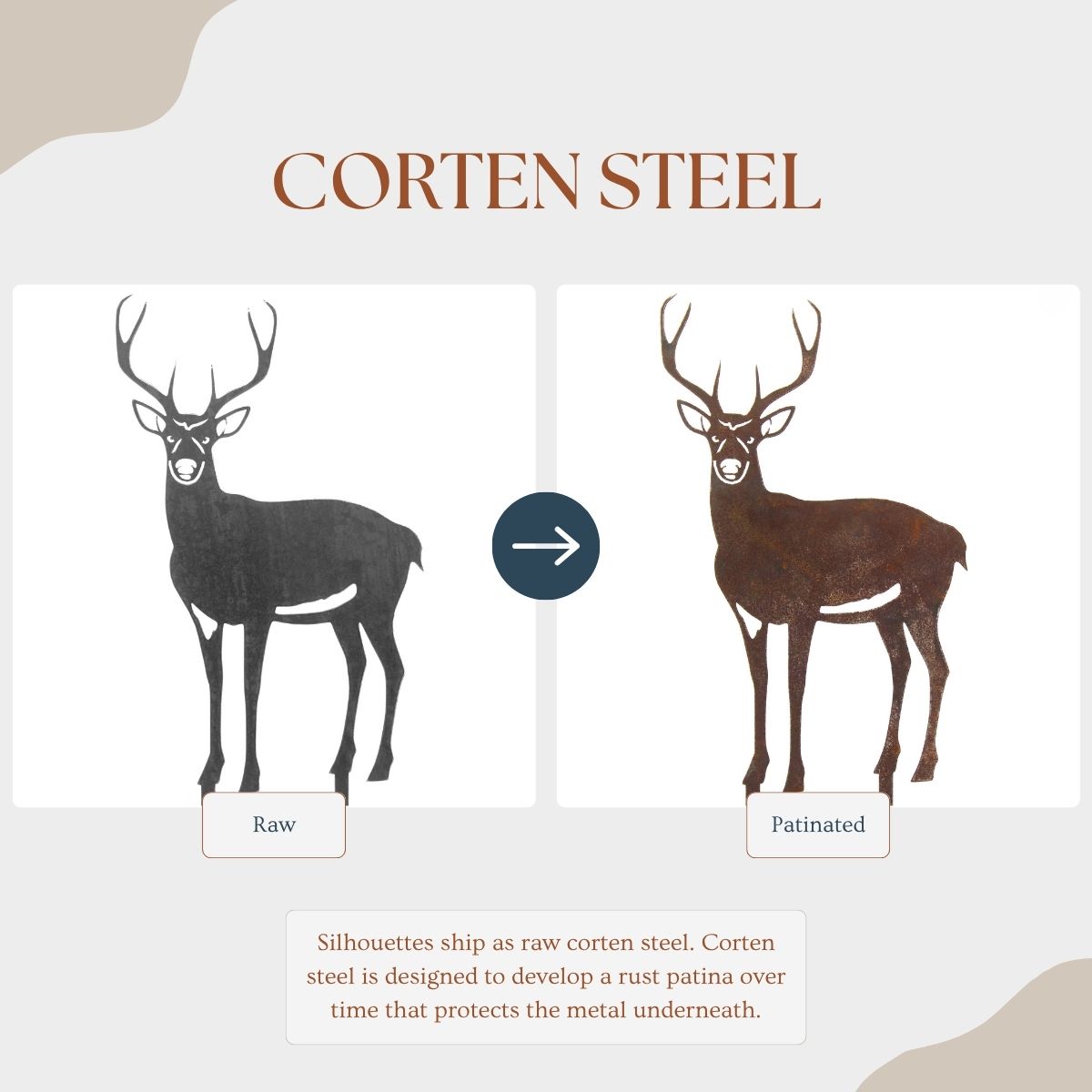 Deer - Buck Garden Stake