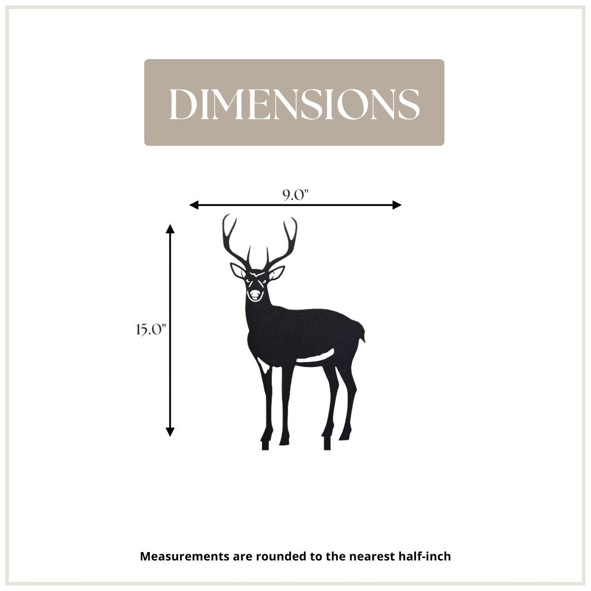 Deer - Buck Garden Stake