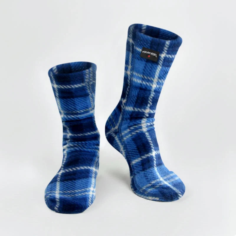 Polar Feet SUPER STRETCHY Fleece Socks - Flannel