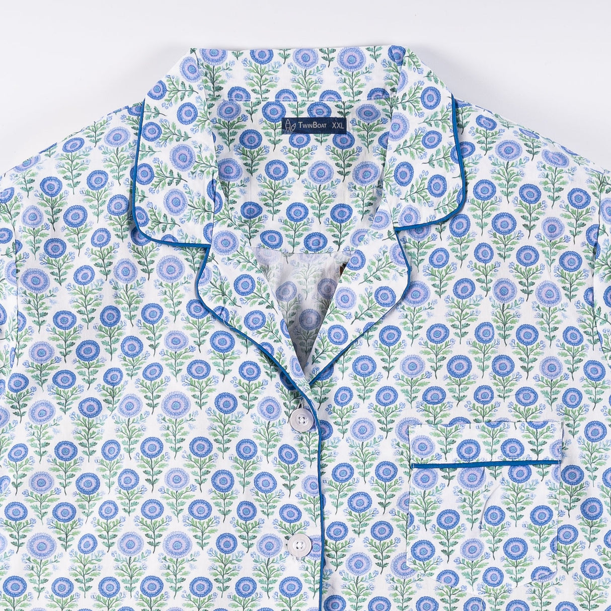 Womens Poplin Pajama Set