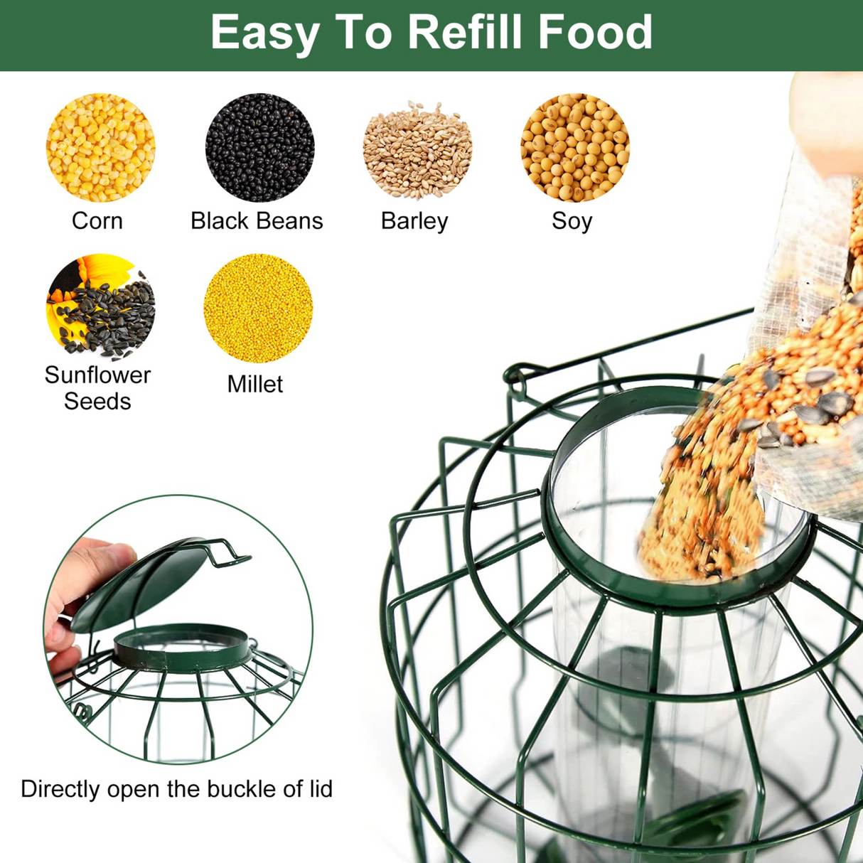 Outdoor Wild Bird Feeder