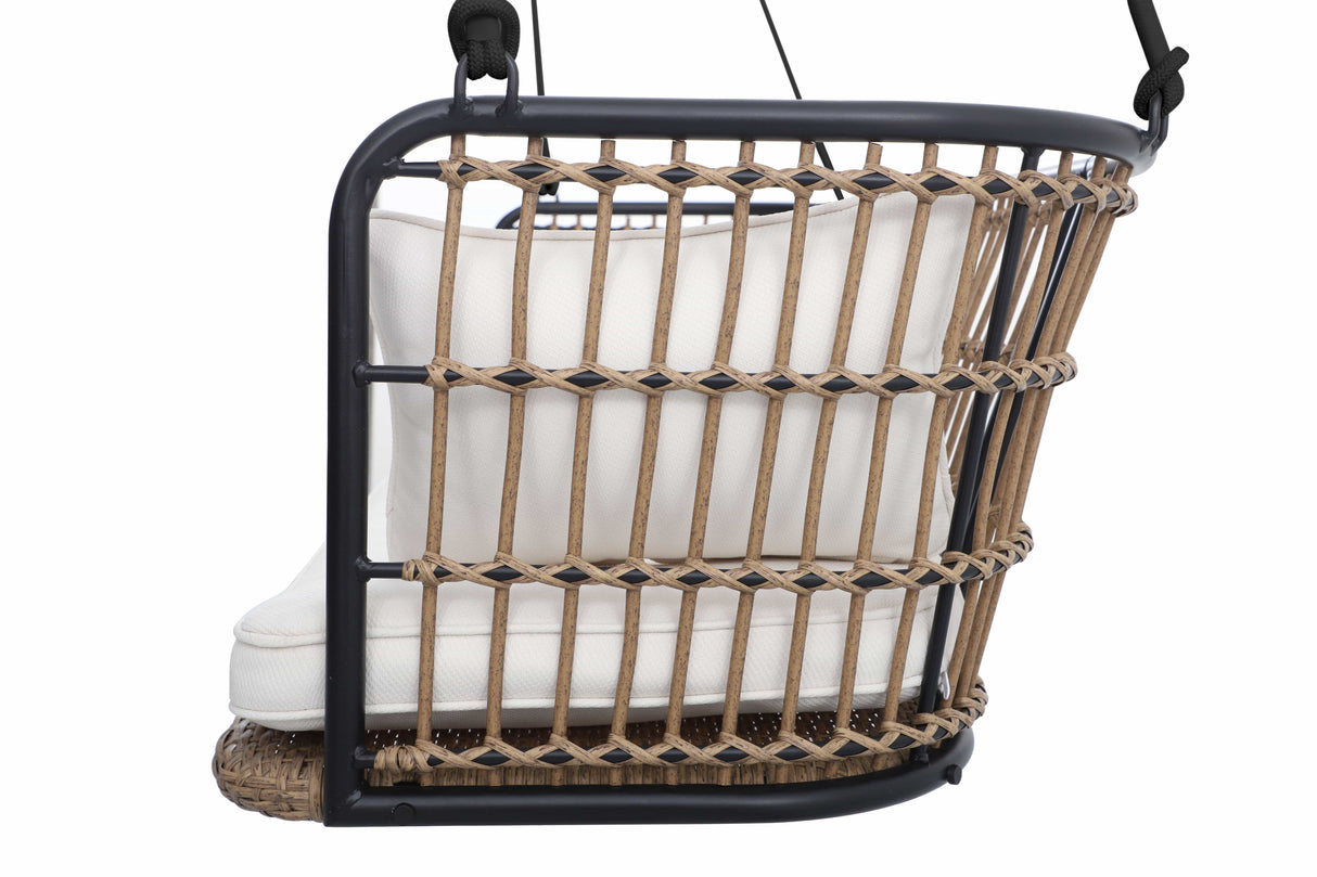 East Green Remy Porch Swing with Cushion