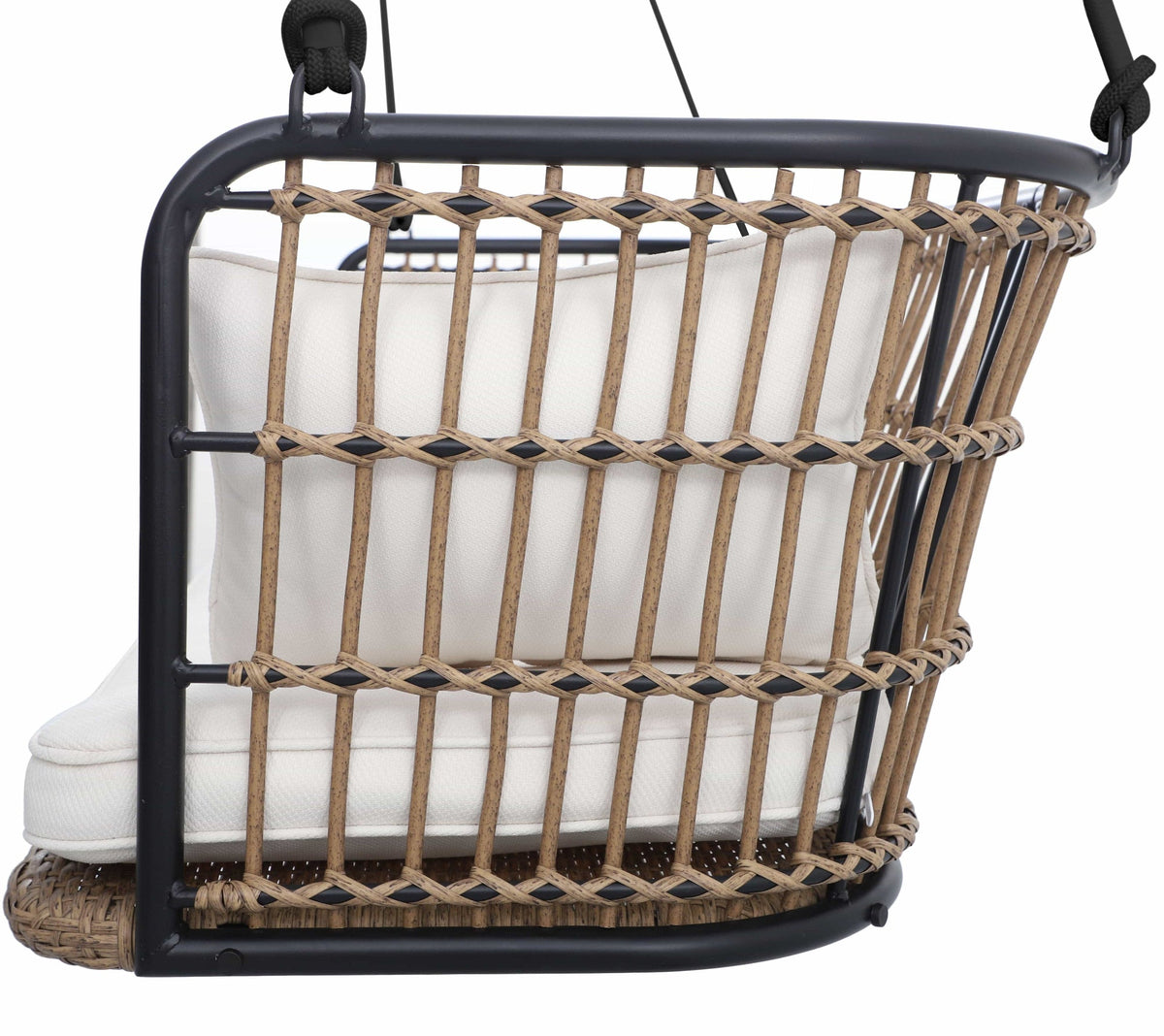 East Green Remy Porch Swing with Cushion