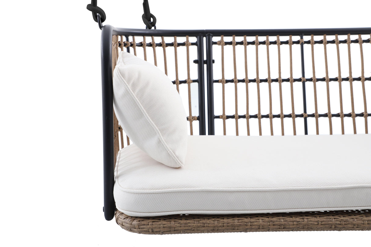 East Green Remy Porch Swing with Cushion