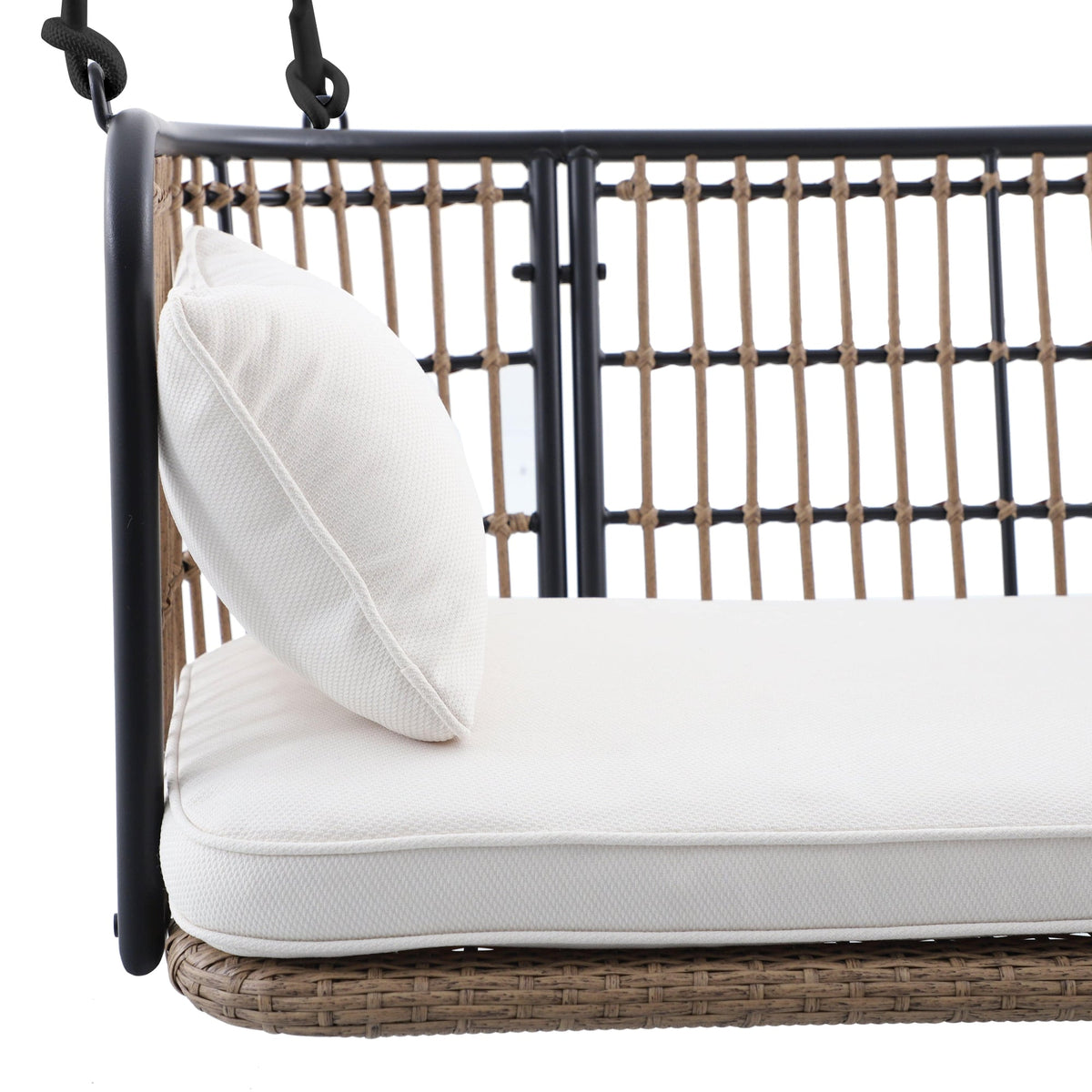 East Green Remy Porch Swing with Cushion