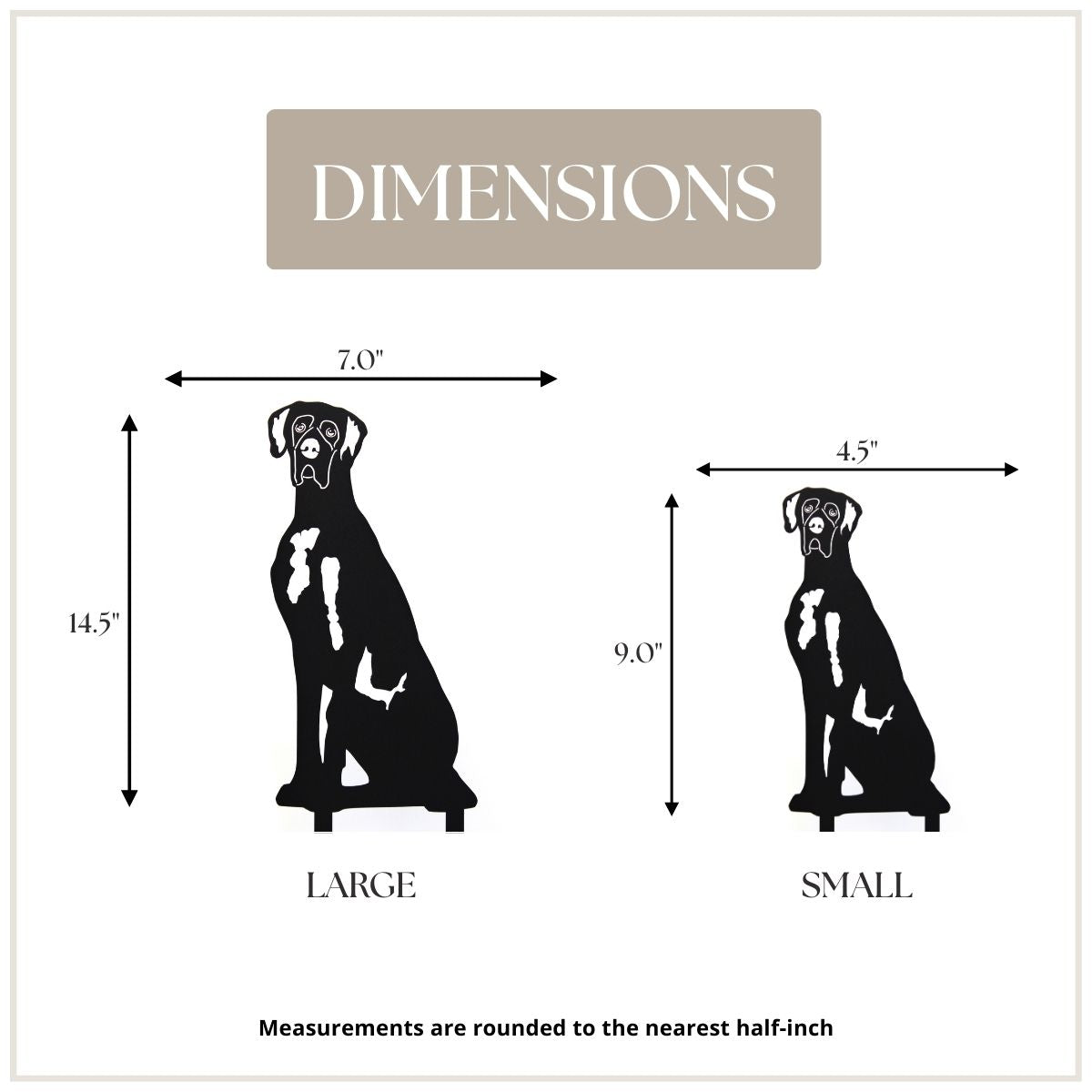 Great Dane Garden Stake