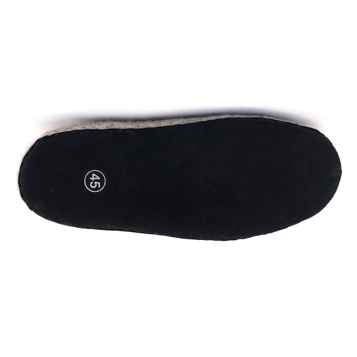 Mens Newport Noir Wool House Shoe