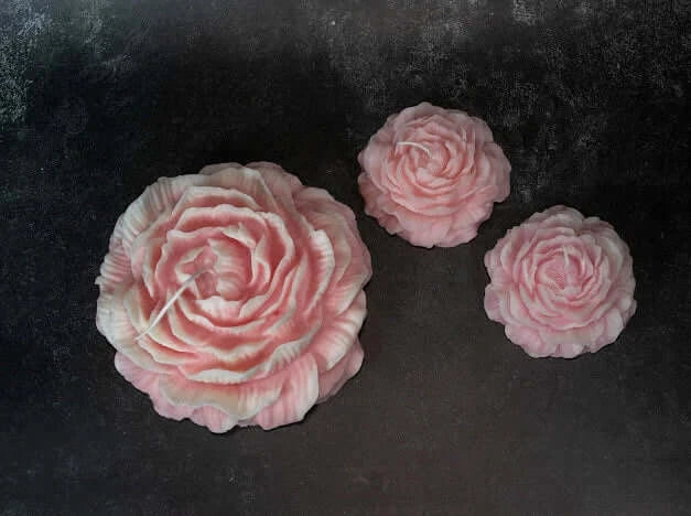 Huge Peony Candle - Premium Soy Wax Scented Candle