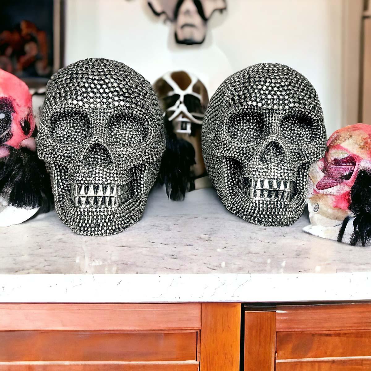 Tabletop Skull Statue